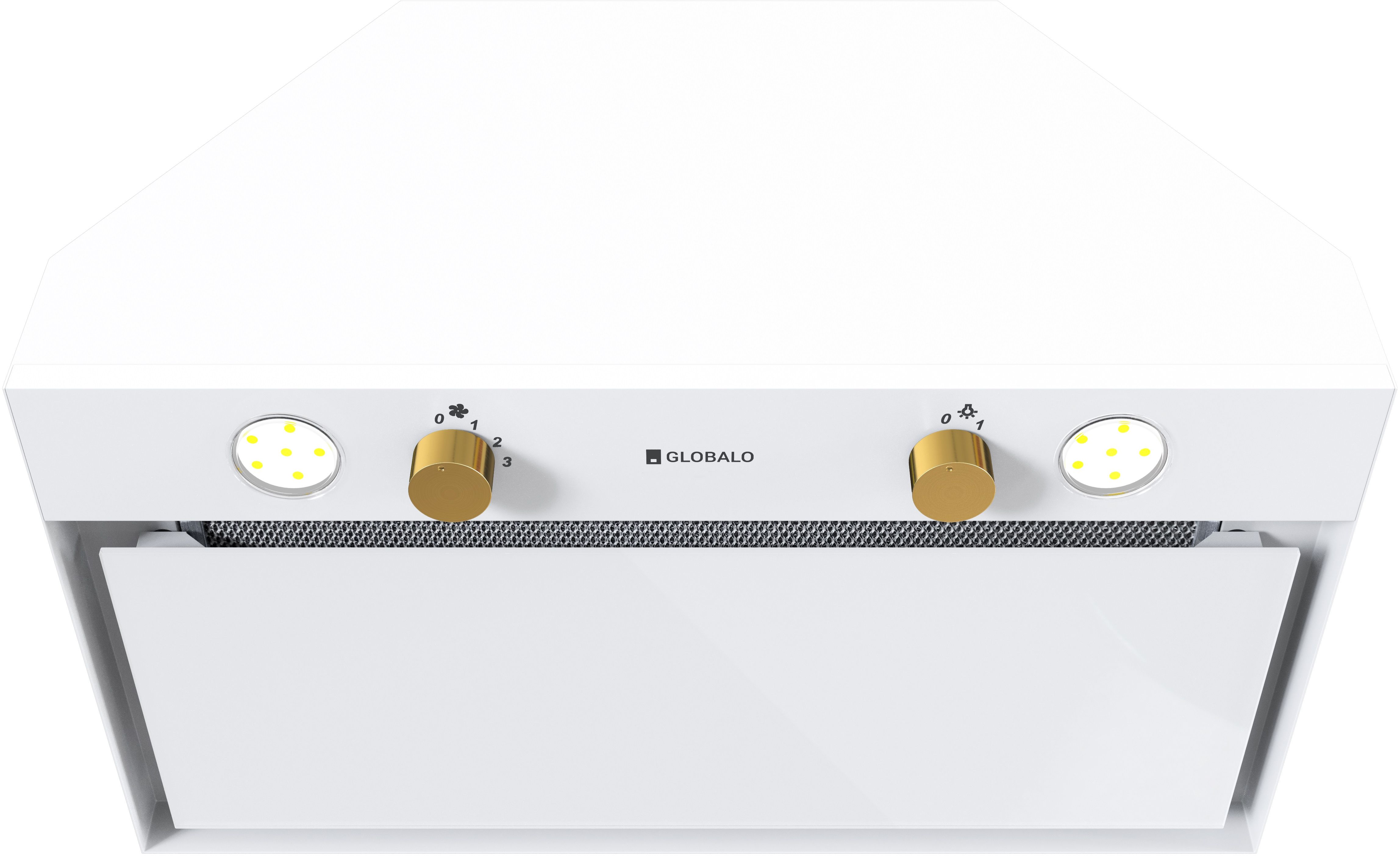 Darmowa Dostawa - Okap podszafkowy 60 cm biały Globalo Design Floweri FLOWERI602WHITE