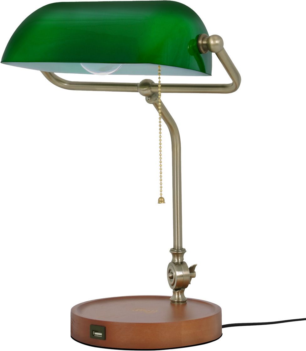 Darmowa Dostawa - Lampa stołowa 1x15 W zielona Kaja Bank KMT208