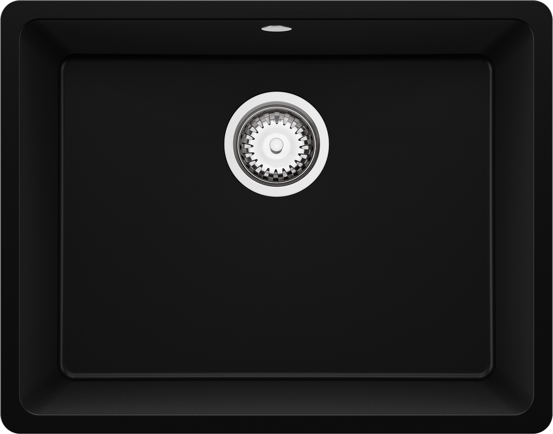 Darmowa Dostawa - Zlewozmywak granitowy 56x44 cm czarny Primagran Wenecja OOW6KC001