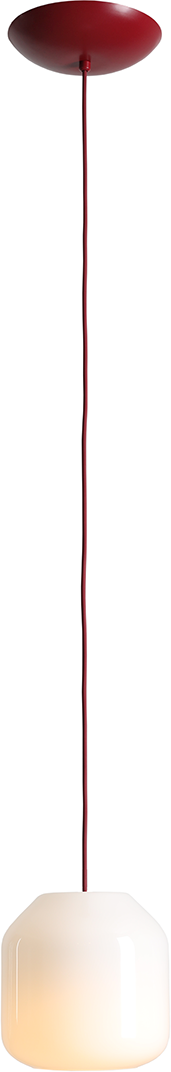 Darmowa Dostawa - Lampa wisząca 1x10 W czerwona Aldex Flask 8500G15S