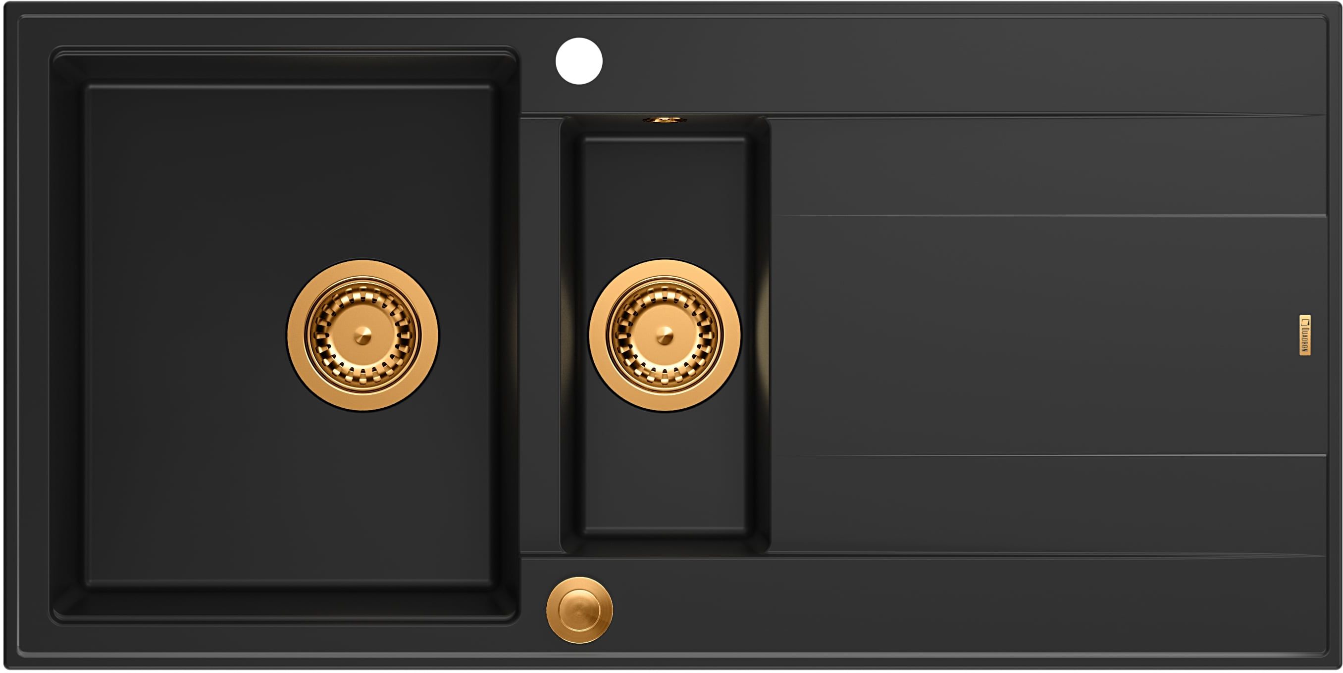 Darmowa Dostawa - Zlewozmywak GraniteQ 100x50 cm Quadron Evan HQE510050U7PVDC1P2O