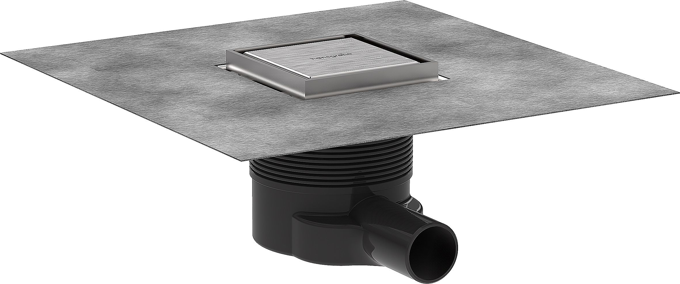 Darmowa Dostawa - Odpływ prysznicowy 10 cm stal Hansgrohe RainDrain Brilliance 56250800