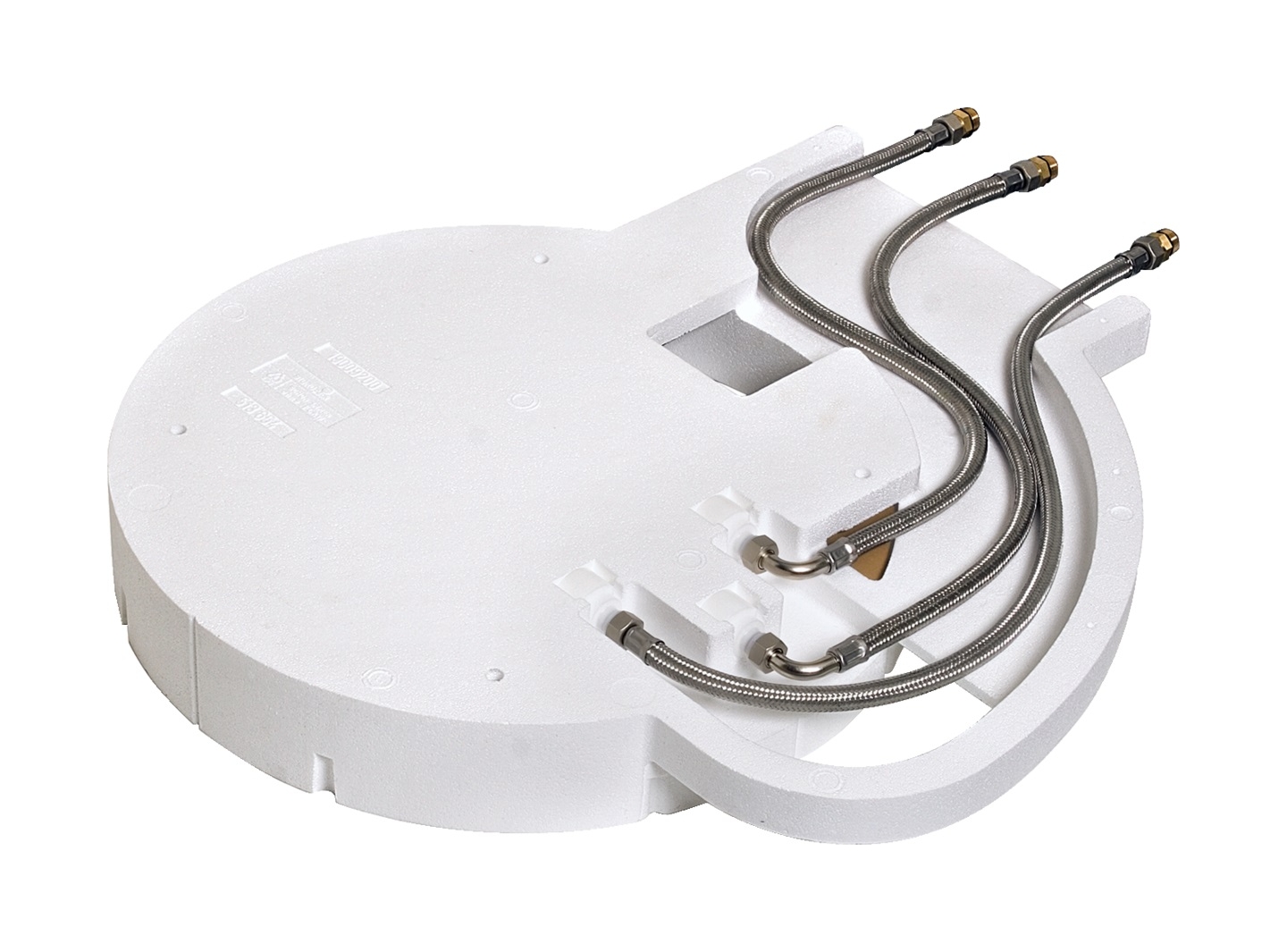 Darmowa Dostawa - Element podtynkowy sufitowy biały Hansgrohe Raindance 28412180