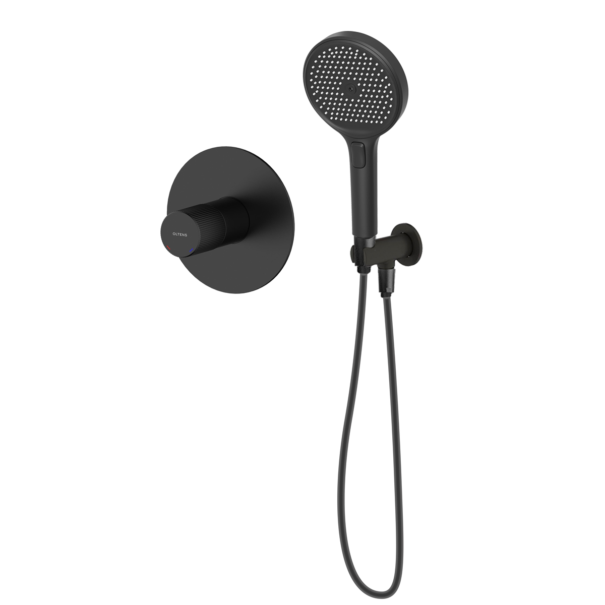 Darmowa Dostawa - Zestaw prysznicowy podtynkowy czarny mat Oltens Hamnes 36035300