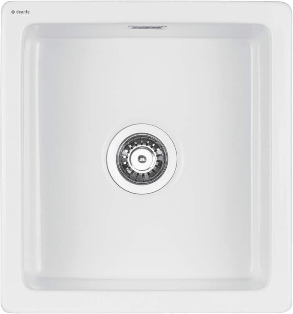 Darmowa Dostawa - Zlewozmywak ceramiczny 47.8x45 cm biały Deante Sabor ZCB6103