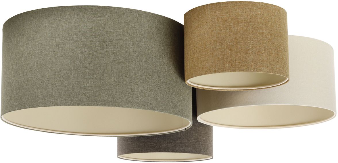 Darmowa Dostawa - Lampa podsufitowa 4x60 W zielona BPS Koncept Boho Ellegant 084073