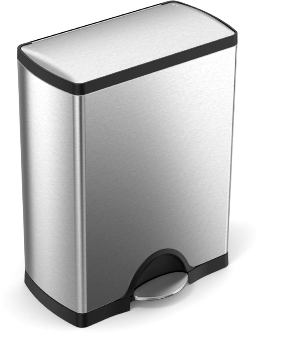 Darmowa Dostawa - Kosz na śmieci 46 l stal Simple Human CW1830