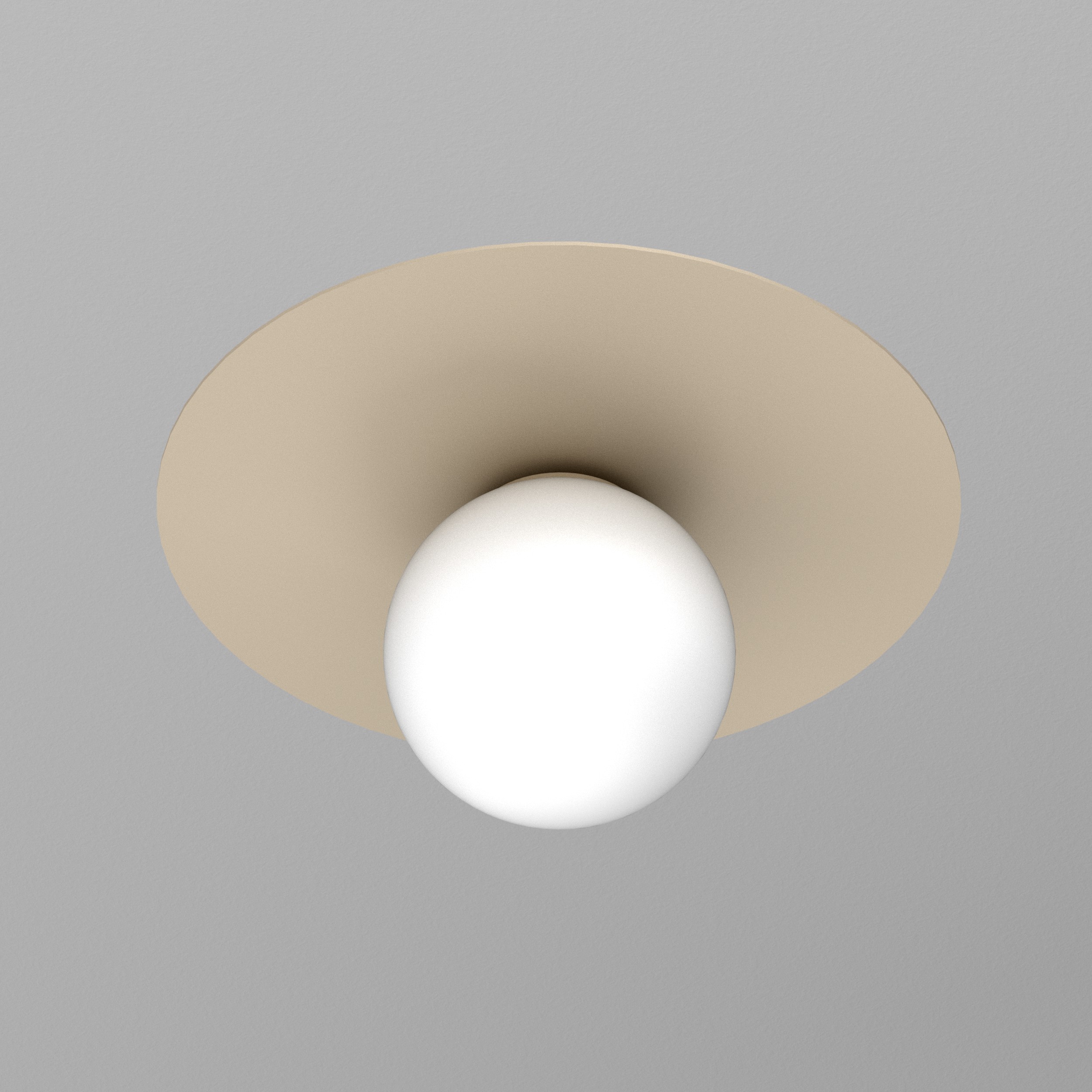 Darmowa Dostawa - Lampa podsufitowa 1x15 W beżowa Luminex Flat 3306