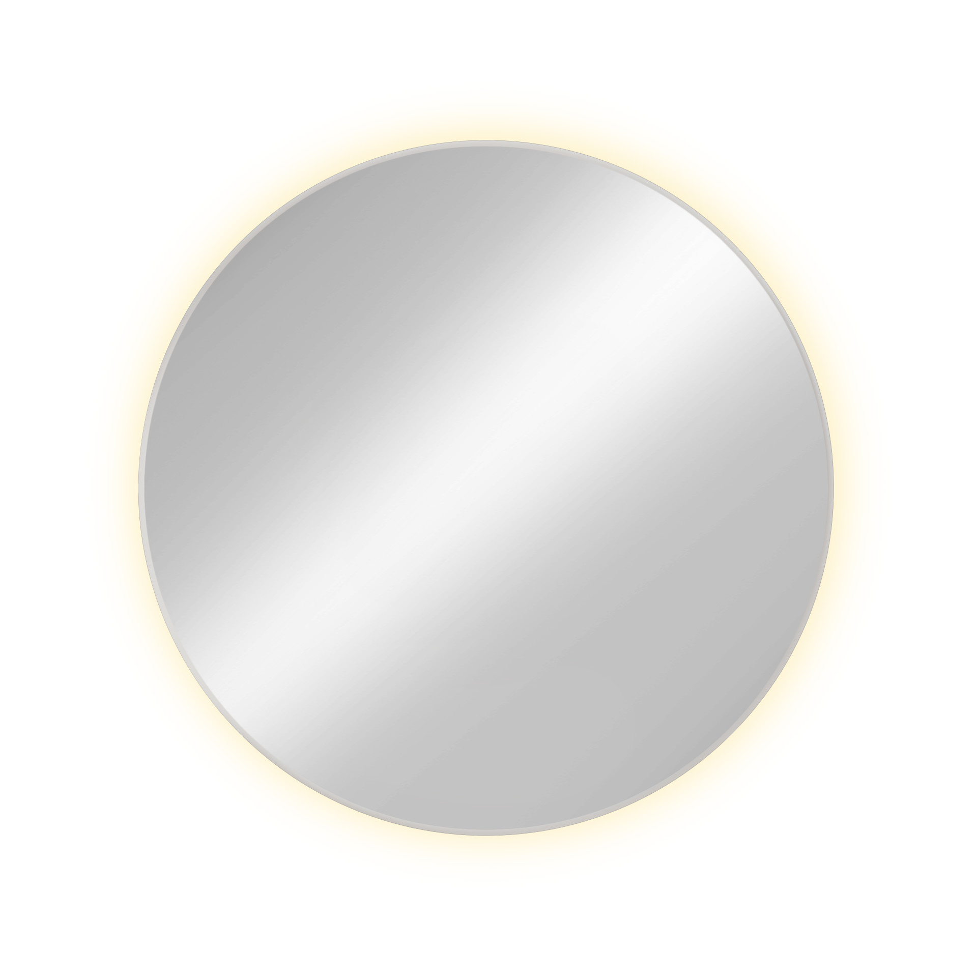 Darmowa Dostawa - Lustro 60x60 cm okrągłe z oświetleniem biały Baltica Design Tiny Border Bright 5904107910390