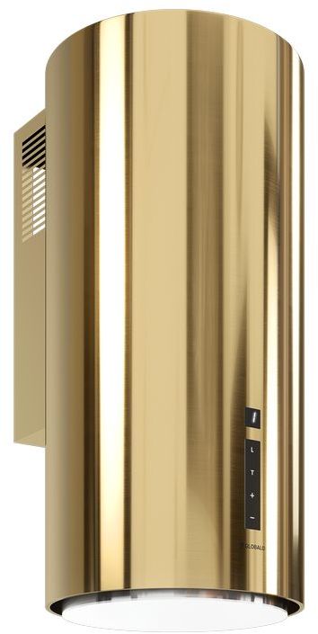 Darmowa Dostawa - Okap kuchenny 39 cm ścienny złoty Globalo Silent Quality Heweno HEWENO393LIGHTGOLD