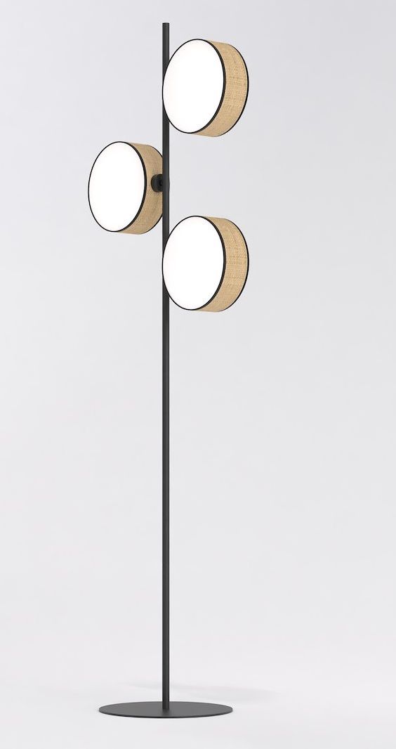 Darmowa Dostawa - Lampa stojąca 3x10 W beżowa Emibig Drumz 1565LP3