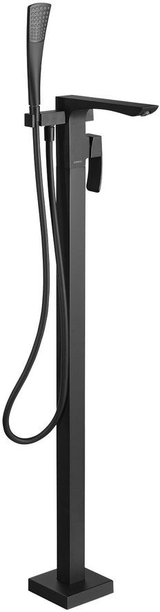 Darmowa Dostawa - Bateria wannowo-prysznicowa wolnostojąca czarna Sapho Ginko 110121B