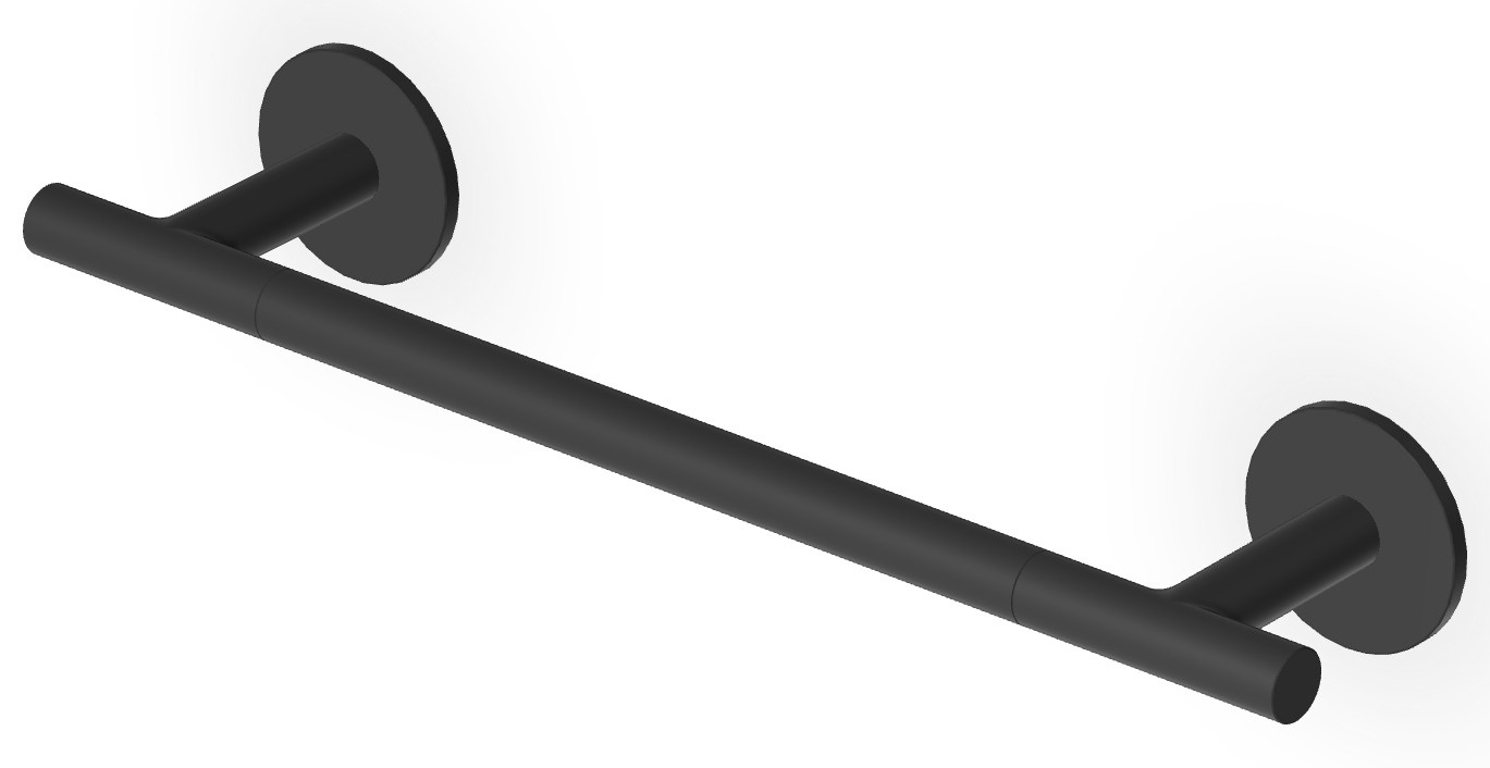 Darmowa Dostawa - Wieszak na ręcznik czarny Zucchetti Pan ZAC620N6