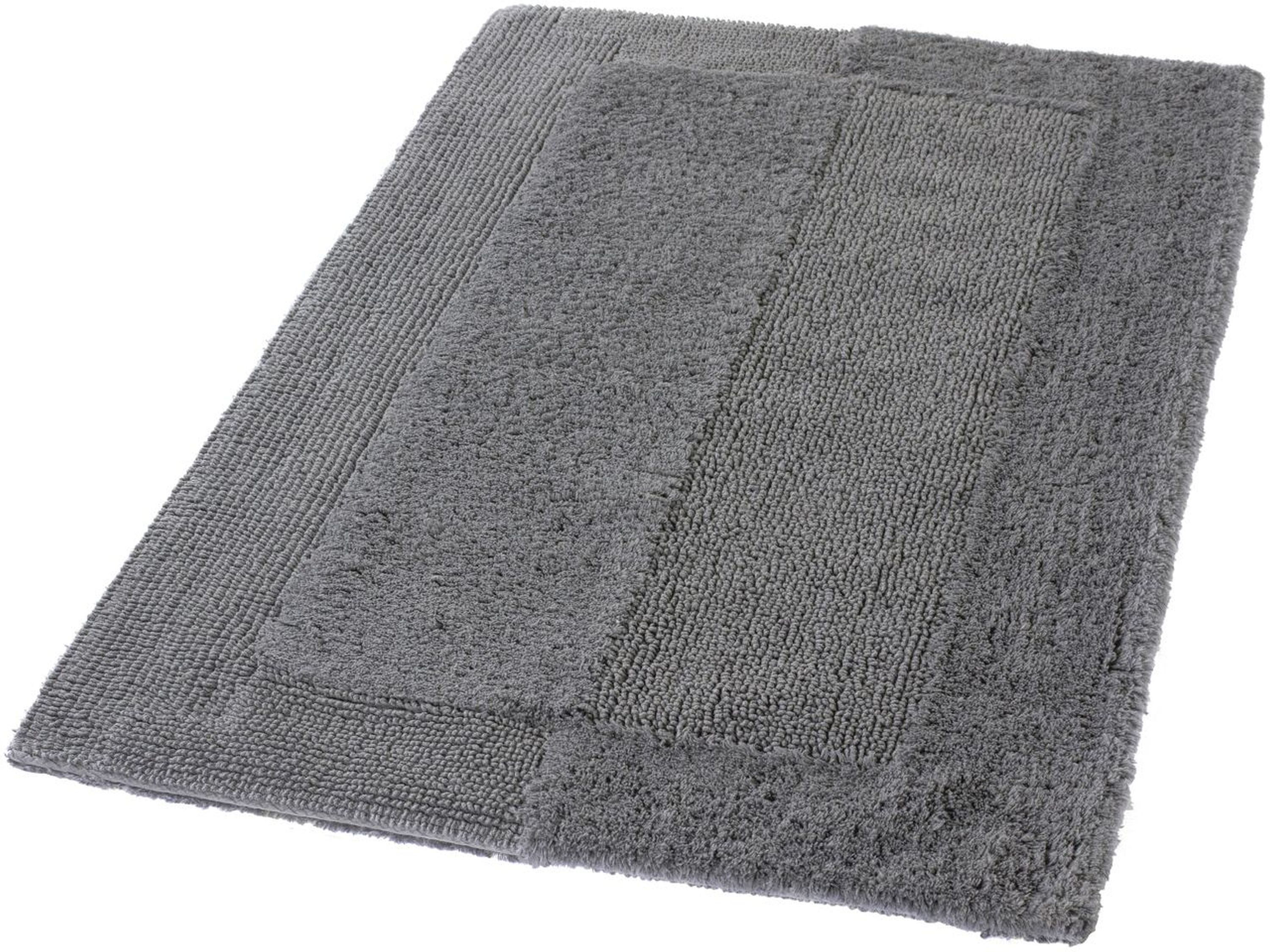 Darmowa Dostawa - Dywanik łazienkowy 100x60 cm prostokątny szary Kleine Wolke Havanna 5418905360