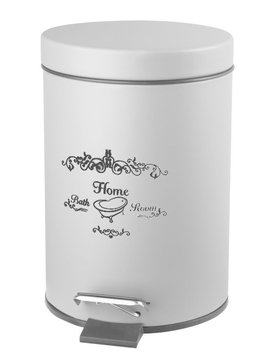 Darmowa Dostawa - Kosz na śmieci 3 l biały Aqualine Nicea 7500