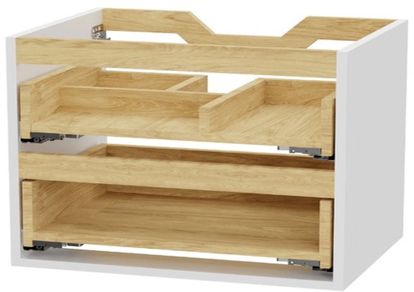 Darmowa Dostawa - Korpus szafki 80x46.5x50 cm podumywalkowa wisząca biała-dąb Excellent Tuto 2.0 MLEX2172800WHBL