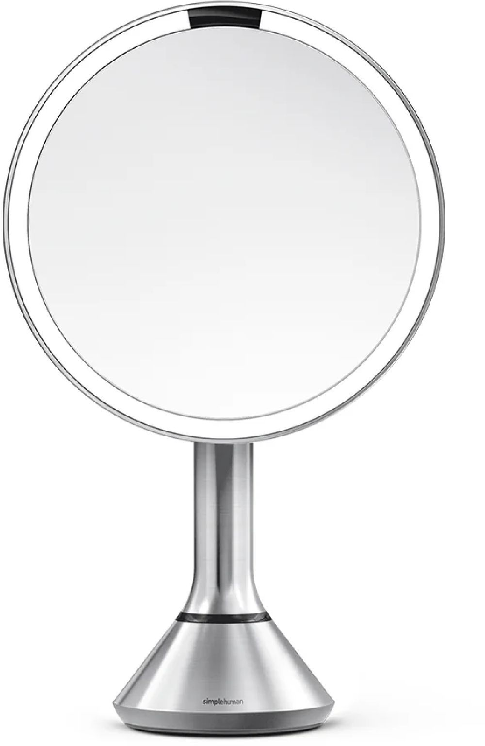Darmowa Dostawa - Lusterko kosmetyczne 23x38 cm okrągłe z oświetleniem stal Simple Human ST3052