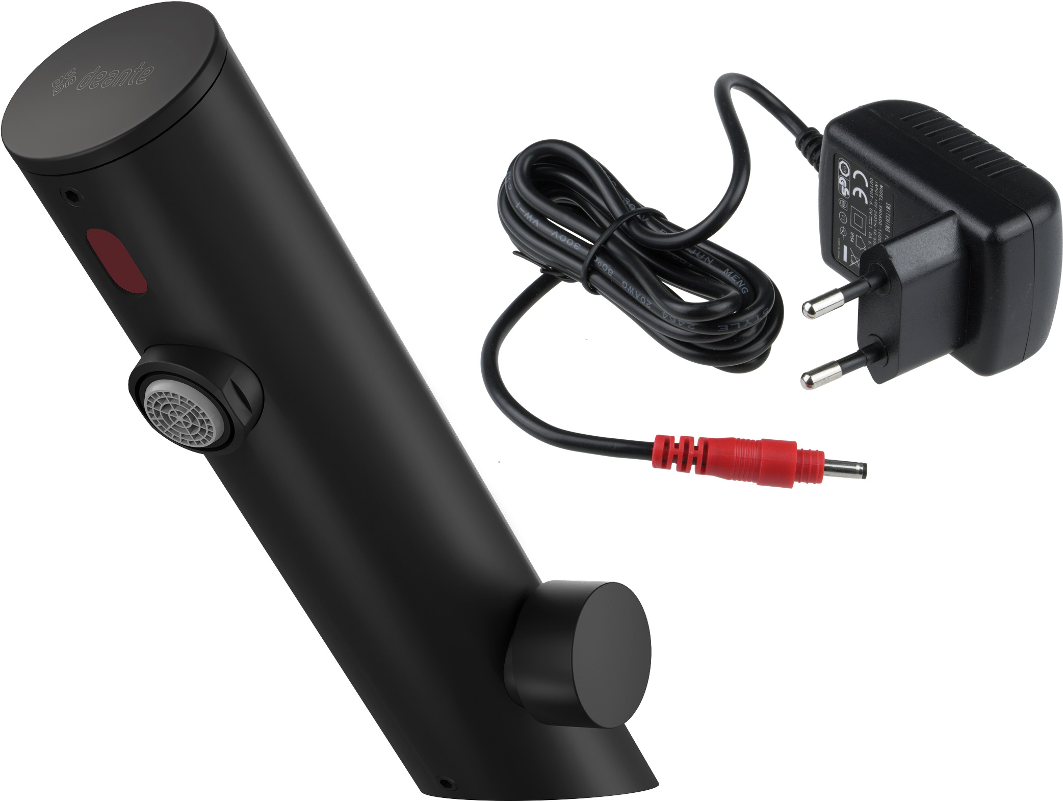 Darmowa Dostawa - Bateria umywalkowa stojąca elektroniczna czarna Deante Sense BQRN29V