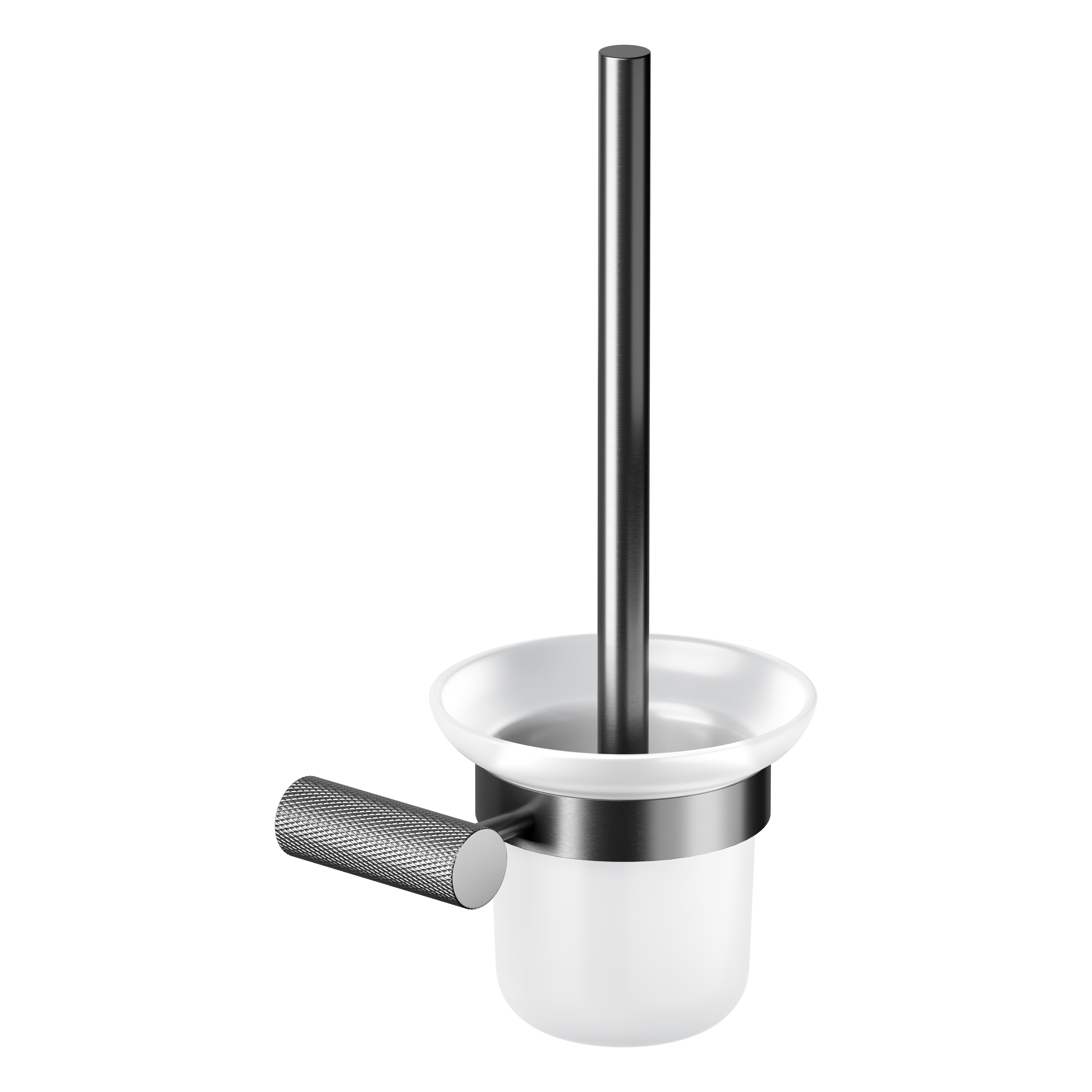 Darmowa Dostawa - Szczotka toaletowa ścienny czarna-grafitowa Cersanit Zen S951900