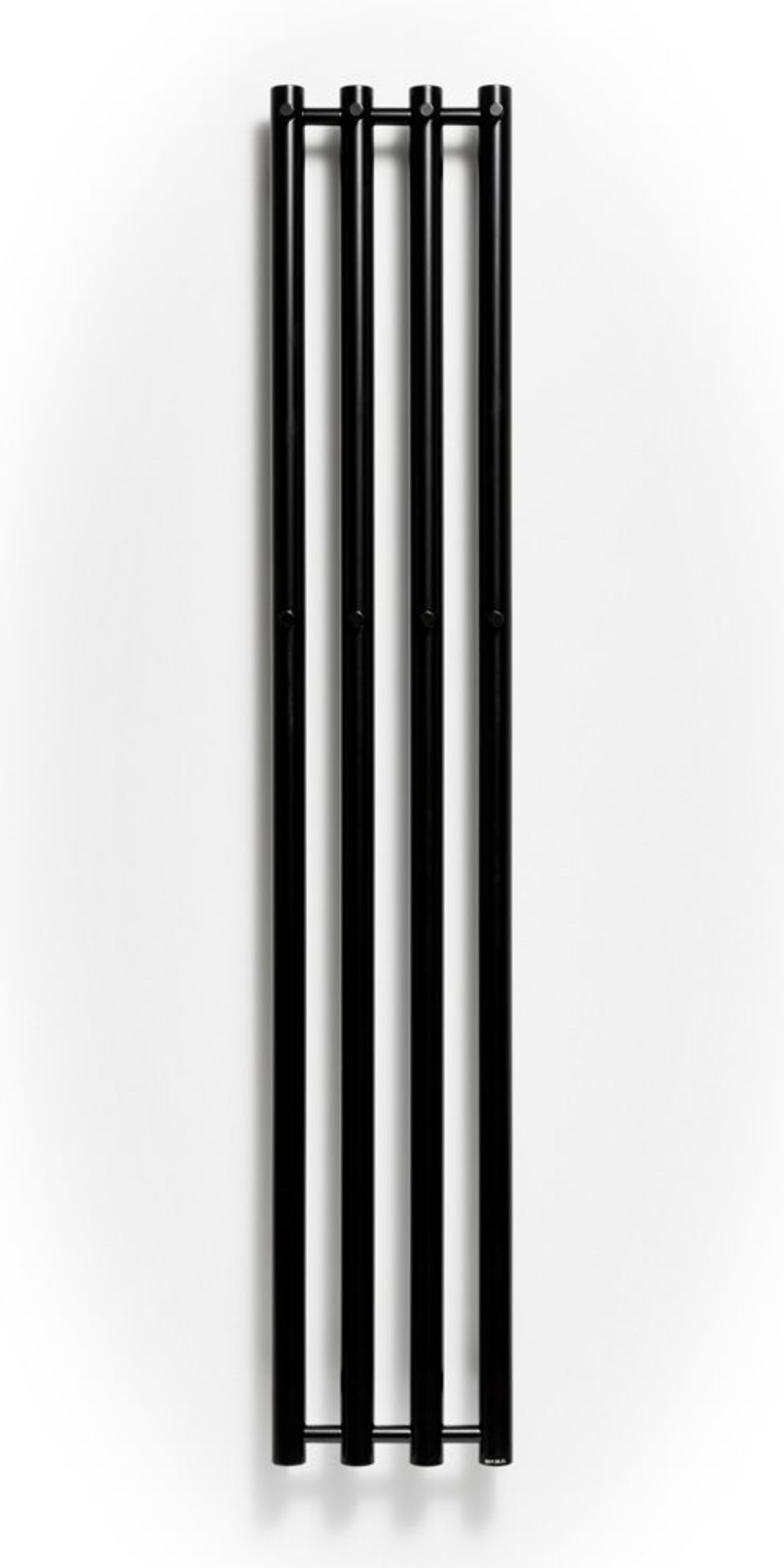 Darmowa Dostawa - Grzejnik łazienkowy dekoracyjny czarny 150x26.6 cm P.M.H. Rosendal R2B