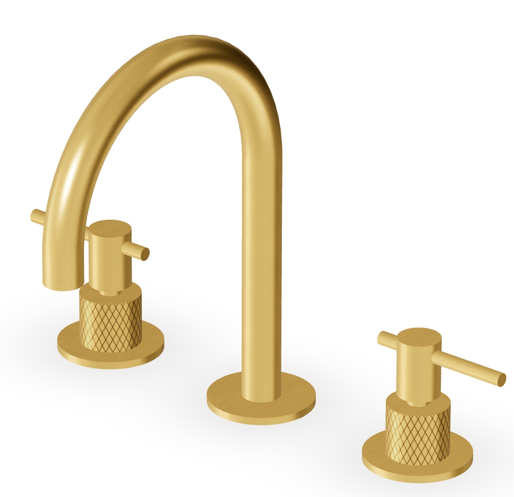 Darmowa Dostawa - Bateria umywalkowa stojąca złota Zucchetti Helm ZHL515XP41G3