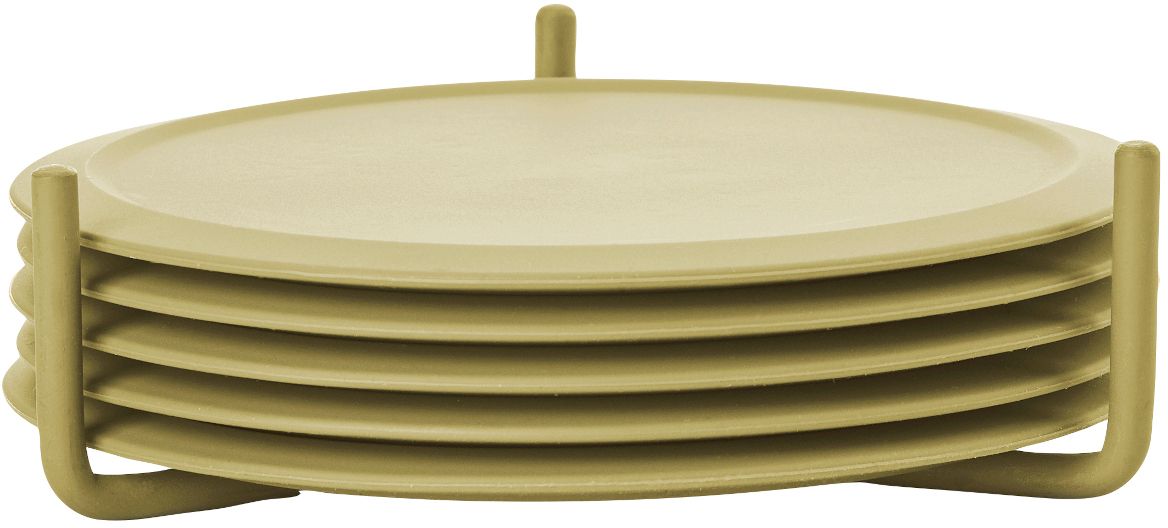 Darmowa Dostawa - Podstawki pod szklanki 10x10x3.1 cm zielony Zone Denmark Singles 32231