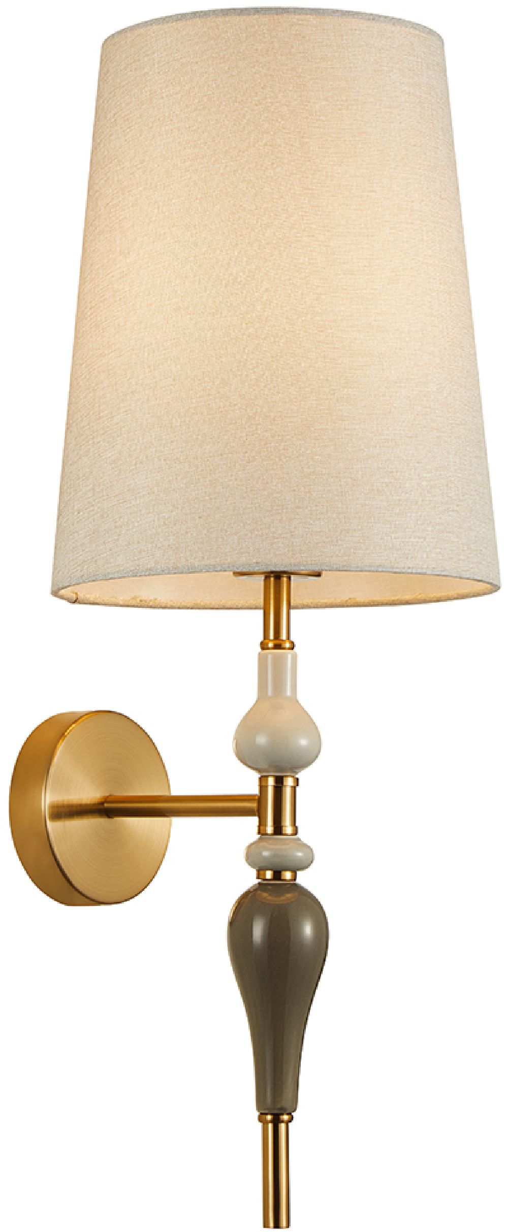 Darmowa Dostawa - Kinkiet 1x60 W kremowy Italux Moren WL84678AB