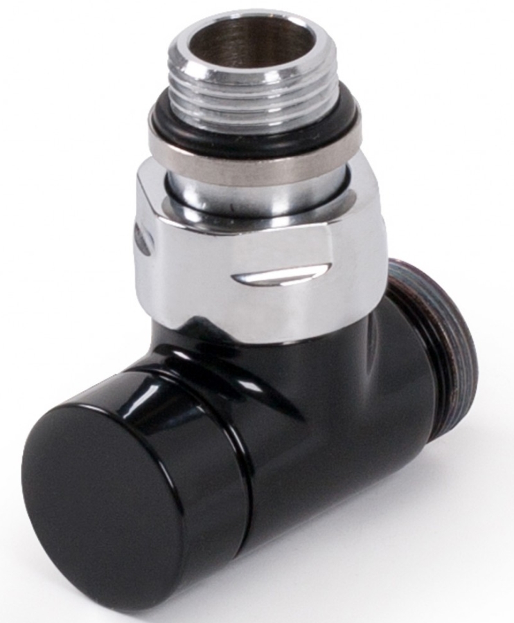 Darmowa Dostawa - Zawór kątowy czarny Terma TGZOCZ001