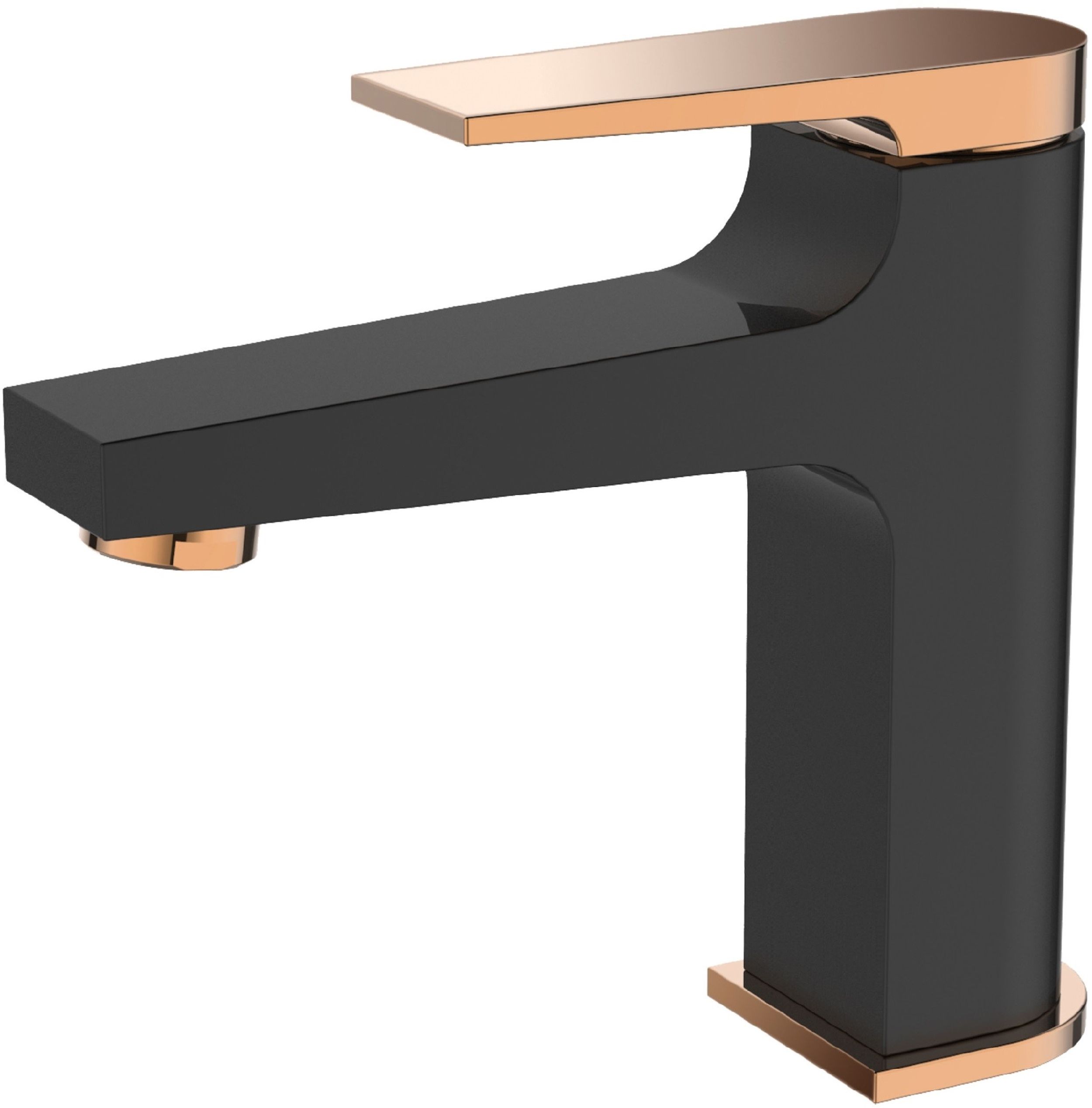 Darmowa Dostawa - Bateria umywalkowa stojąca czarny Invena Midnight BU35014