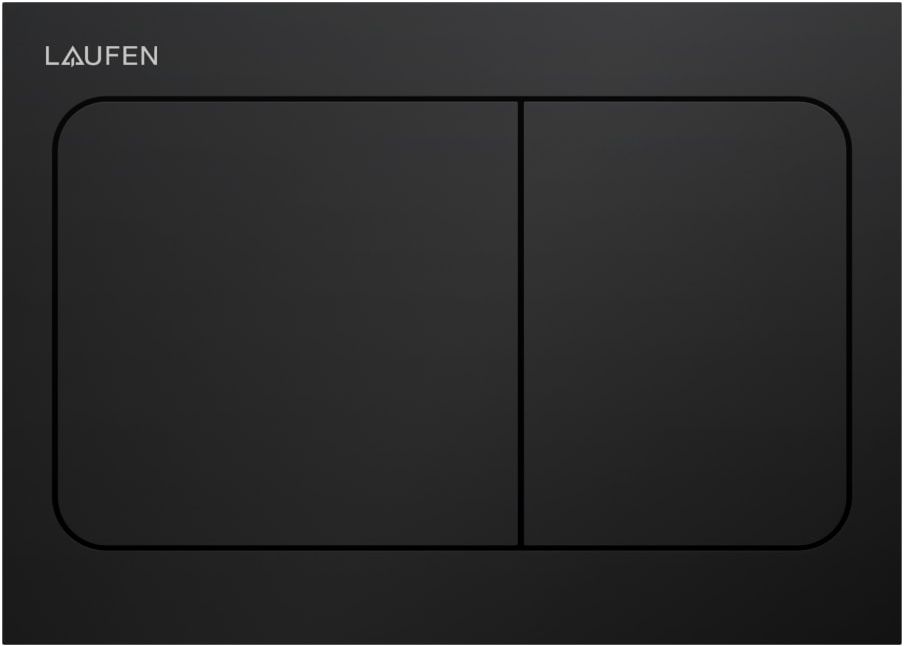 Darmowa Dostawa - Przycisk spłukujący do wc czarny Laufen Ineo Air H9001137160001