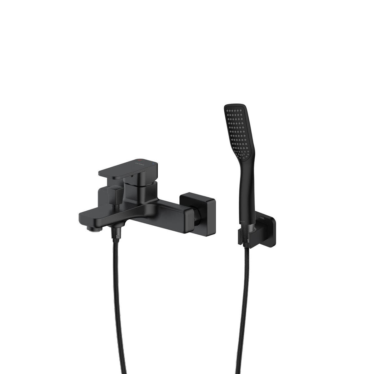 Darmowa Dostawa - Zestaw prysznicowy ścienny czarny mat Oltens Hadsel 36056300