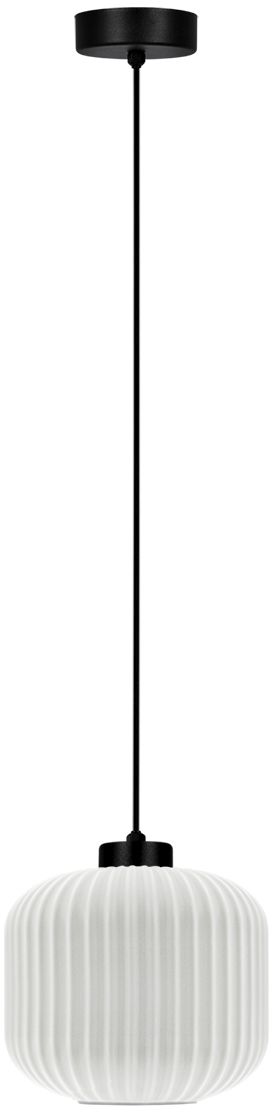 Darmowa Dostawa - Lampa wisząca 1x15 W biała-czarna Kaja Sparta K5640