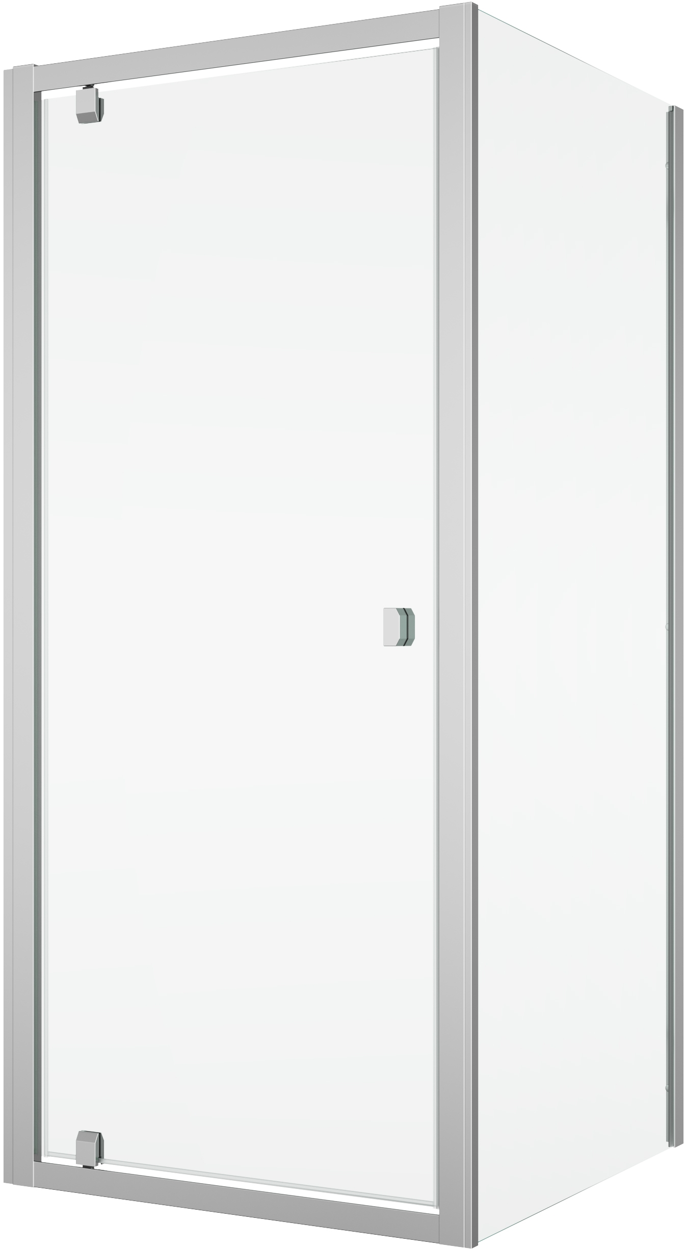 Darmowa Dostawa - Ścianka prysznicowa 80 cm srebrny połysk/szkło przezroczyste Ronal Arelia D20F10804007