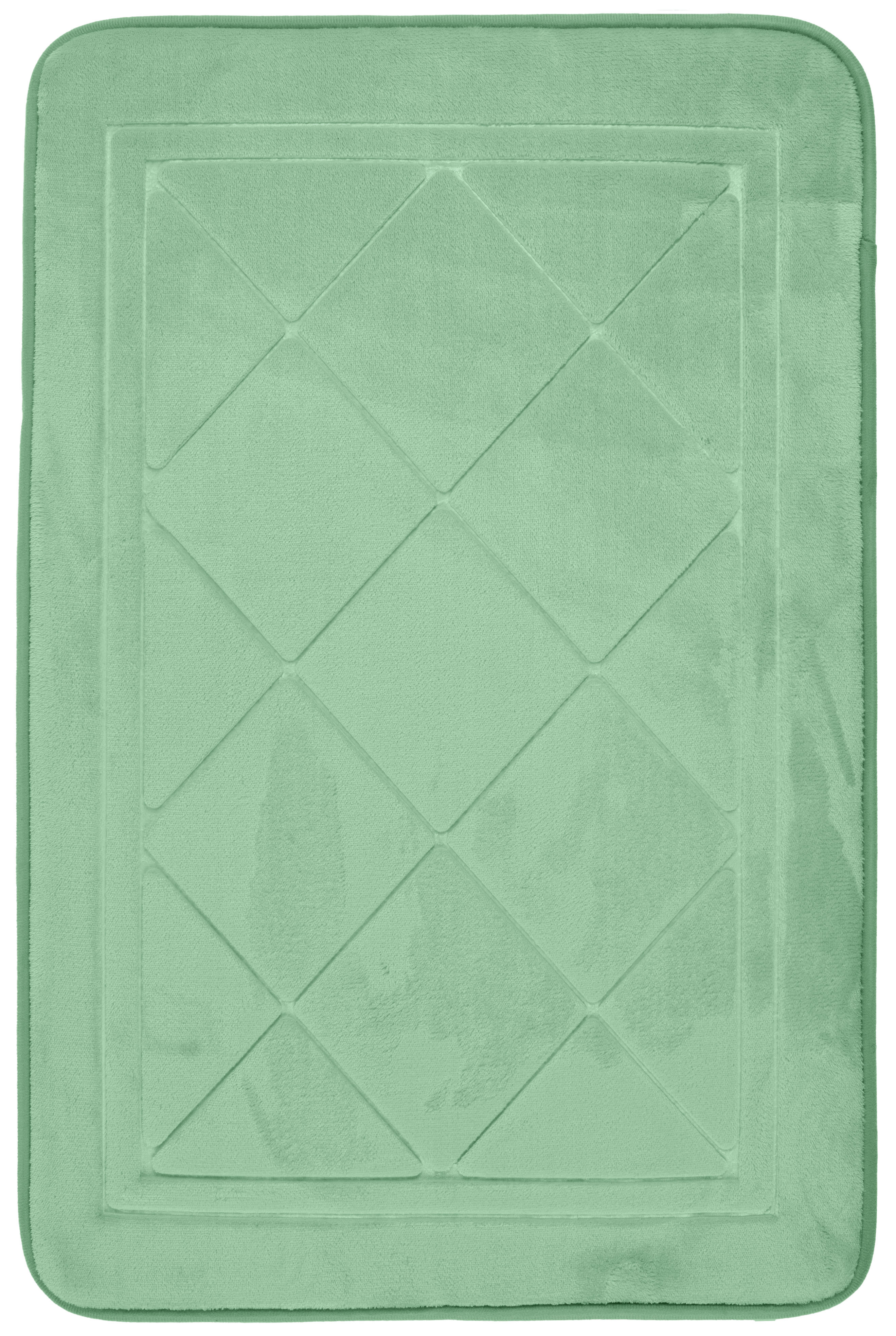 Darmowa Dostawa - Dywanik łazienkowy 76x50 cm prostokątny zielony Multi-Decor Hamilton 508292