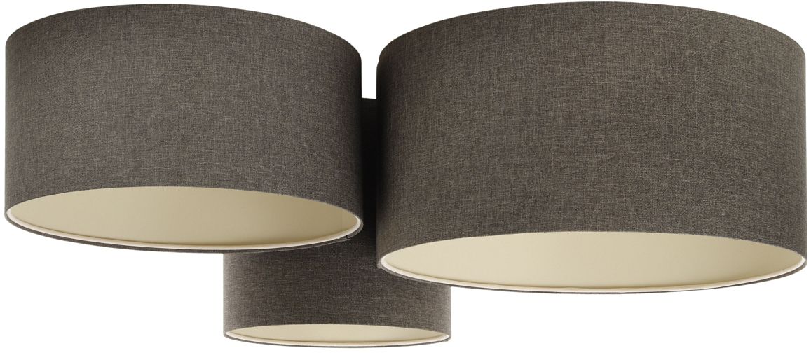 Darmowa Dostawa - Lampa podsufitowa 3x60 W grafitowa BPS Koncept Boho Ellegant 080068