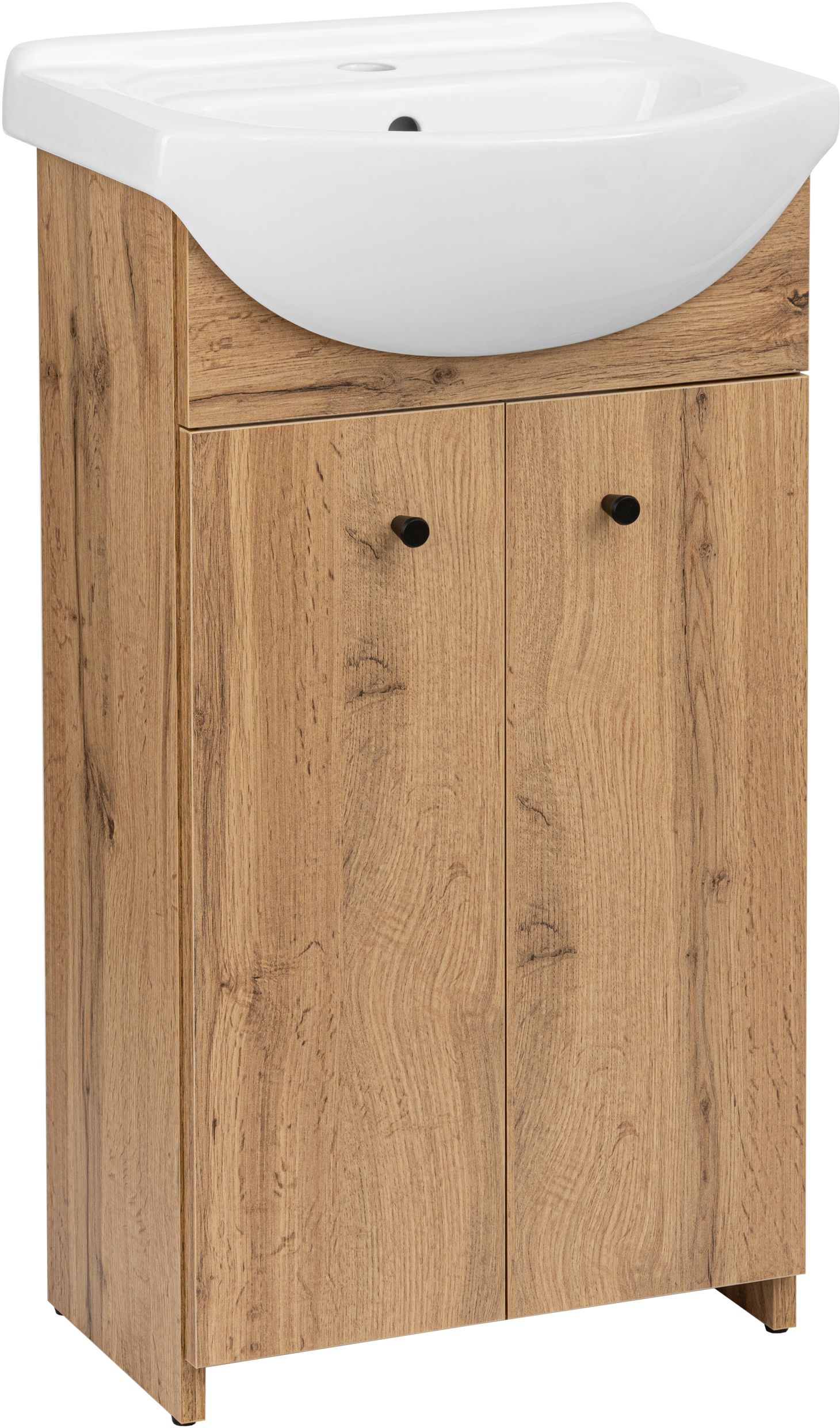 Darmowa Dostawa - Umywalka z szafką 46 cm dąb Astor Pik Wotan AMEND4532N