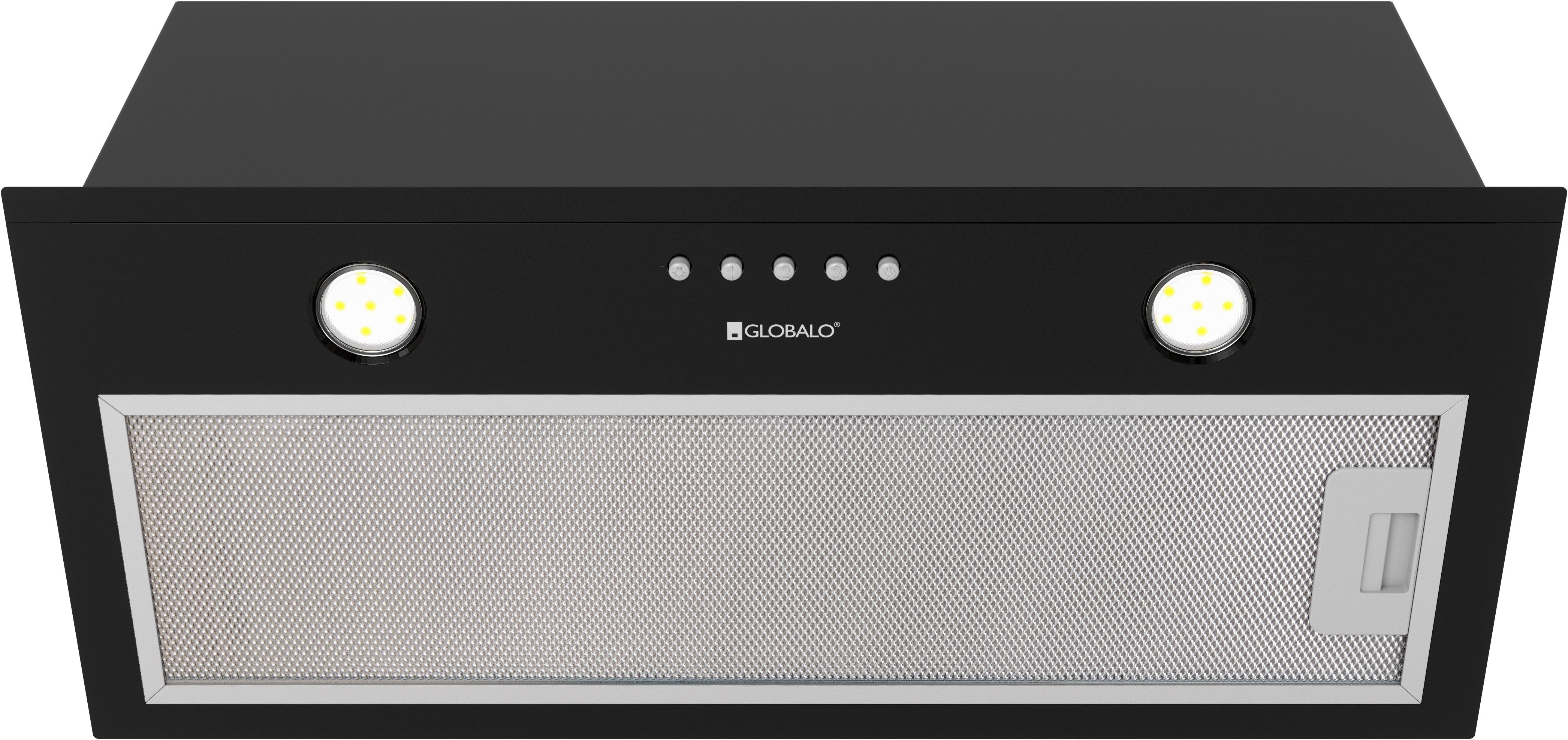 Darmowa Dostawa - Okap podszafkowy 59.6 cm czarny Globalo Design Delico DELICO601BLACK