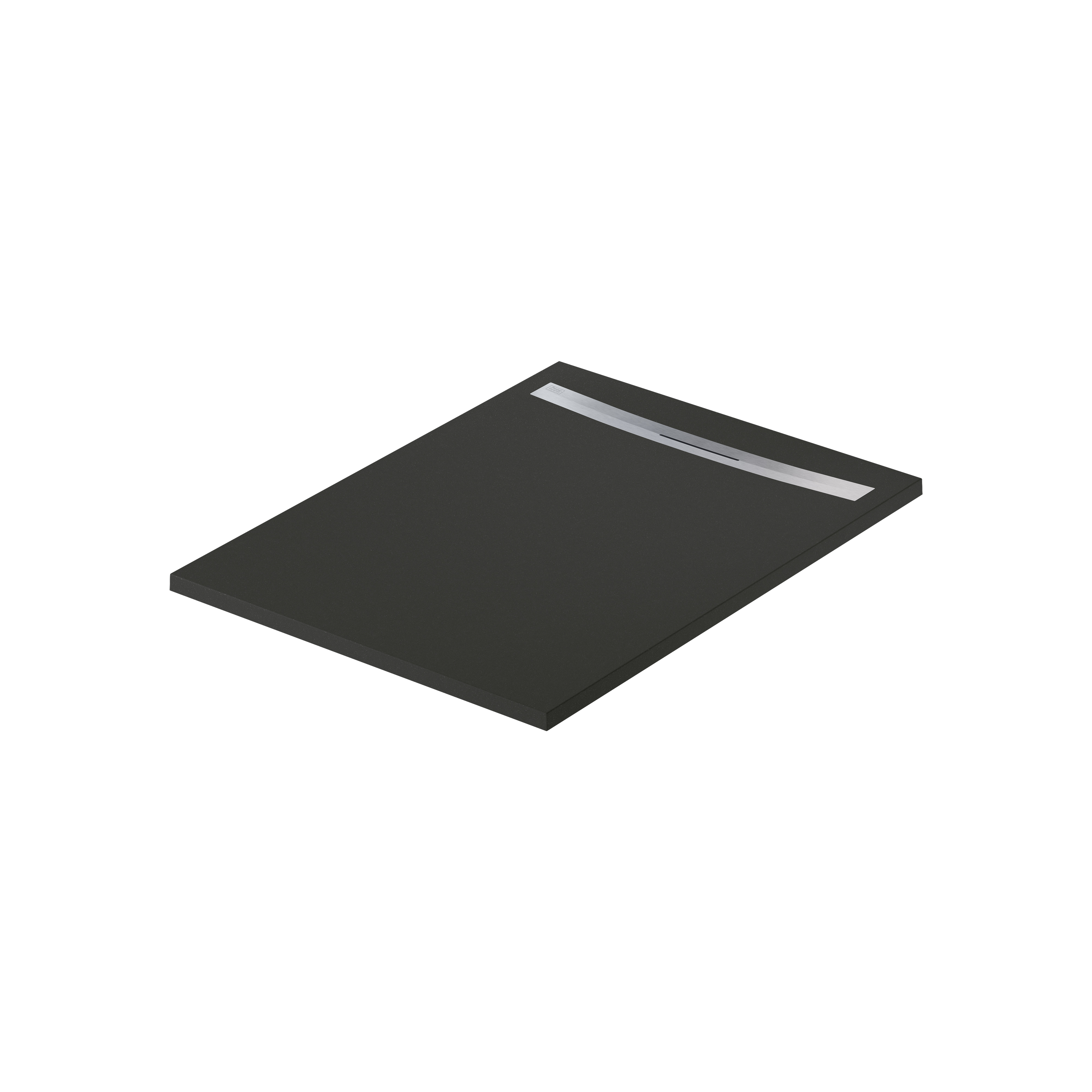 Darmowa Dostawa - Brodzik prostokątny z maskownicą 120x90 cm czarny Meissen Keramik Kontra S207031