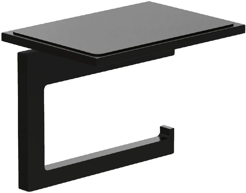 Darmowa Dostawa - Uchwyt na papier toaletowy czarny Kludi Vela C 3197139