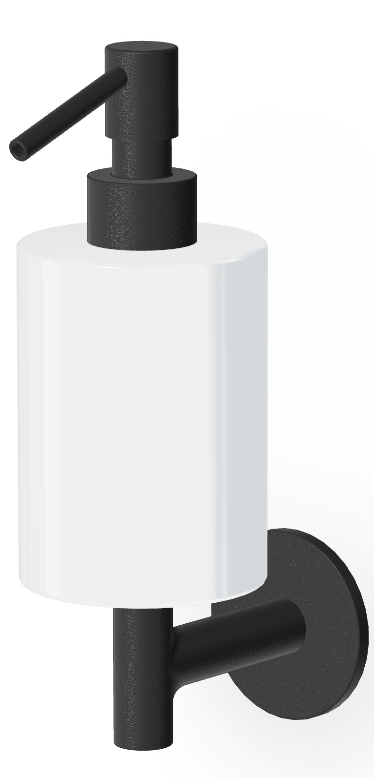 Darmowa Dostawa - Dozownik do mydła 300 ml ceramiczny-czarny Zucchetti Pan ZAC615N1