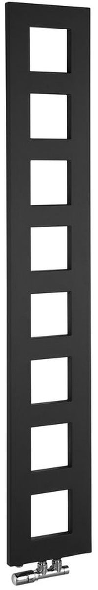 Darmowa Dostawa - Grzejnik łazienkowy dekoracyjny 175x28 cm czarny Sapho Block IR182