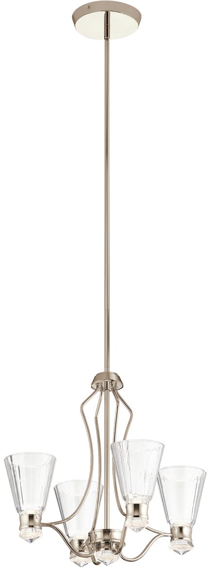 Darmowa Dostawa - Lampa wisząca x24 W nikiel Quintiesse Kayva QNKAYVA9PN