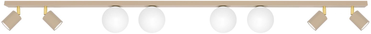 Darmowa Dostawa - Lampa podsufitowa x10 W biała-złota-beżowa Kaja Aspa K5833