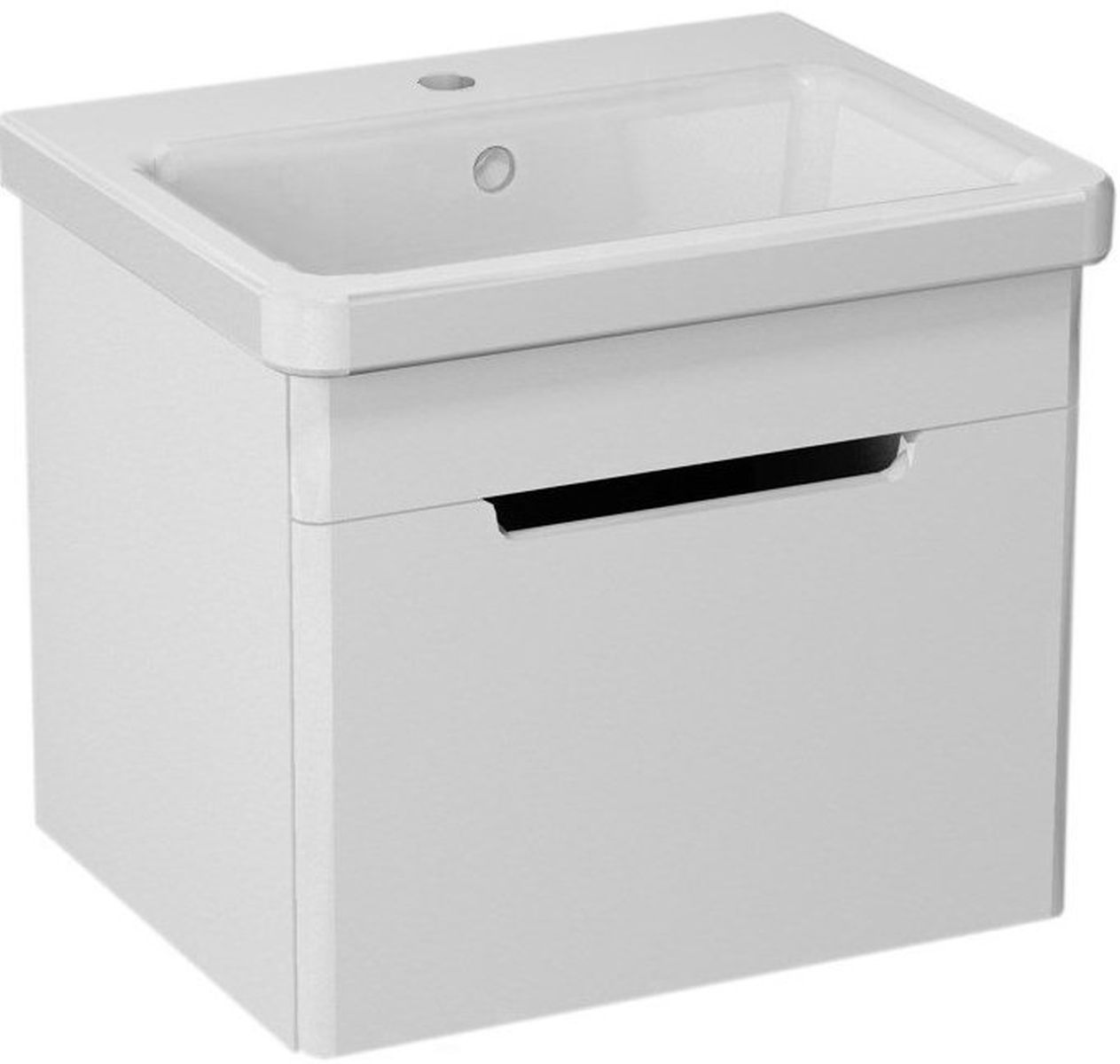 Darmowa Dostawa - Szafka 46.5x38.5x39 cm podumywalkowa wisząca biały Sapho Ella EL0503030