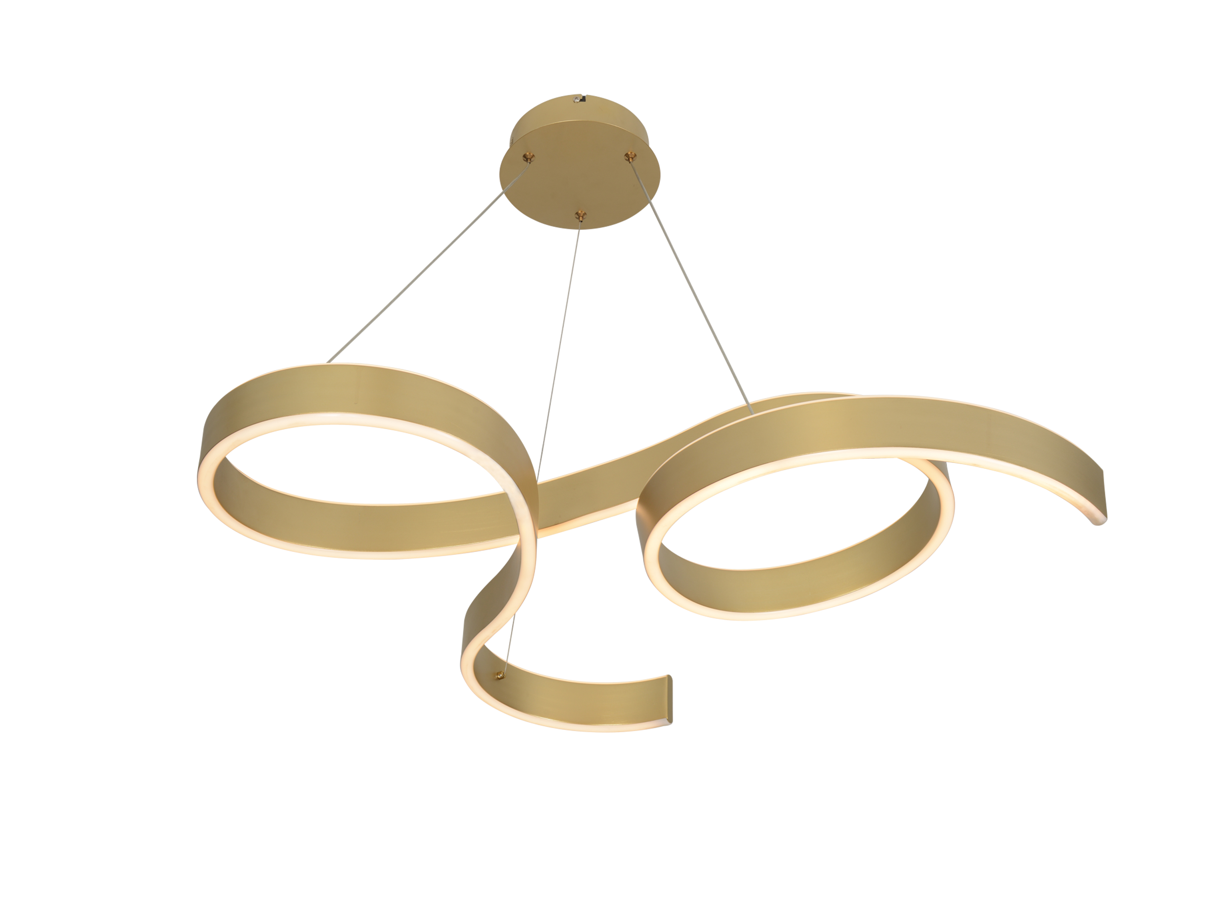 Darmowa Dostawa - Lampa wisząca 1x48 W złota-matowa Aviano Martialo 62130115