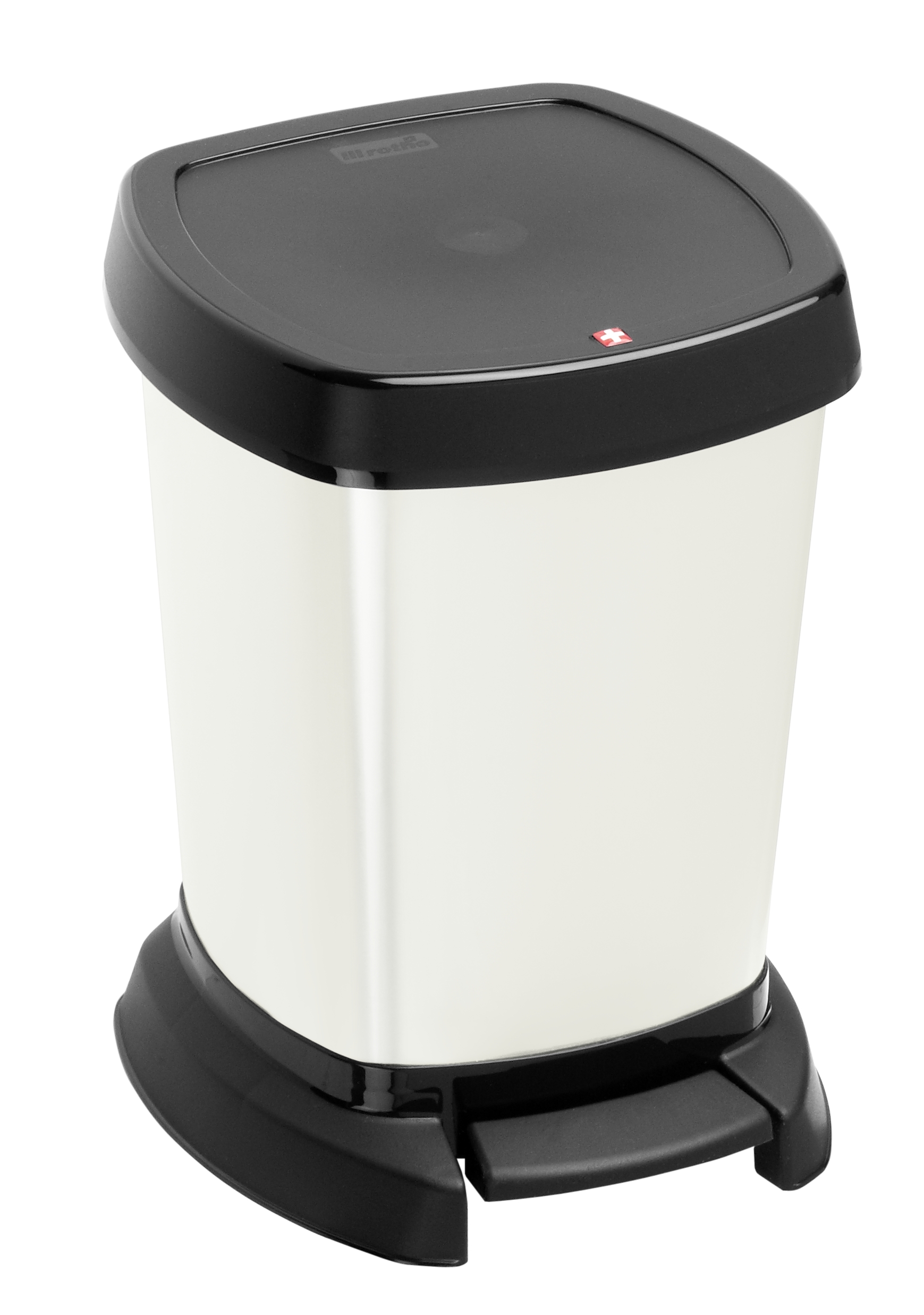 Darmowa Dostawa - Kosz na śmieci 6 l biały Rotho Paso 1116510746