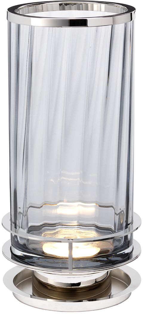 Darmowa Dostawa - Lampa stołowa 1x9 W przydymiona-nikiel Quintiesse Arno QNARNOSMOKEPN