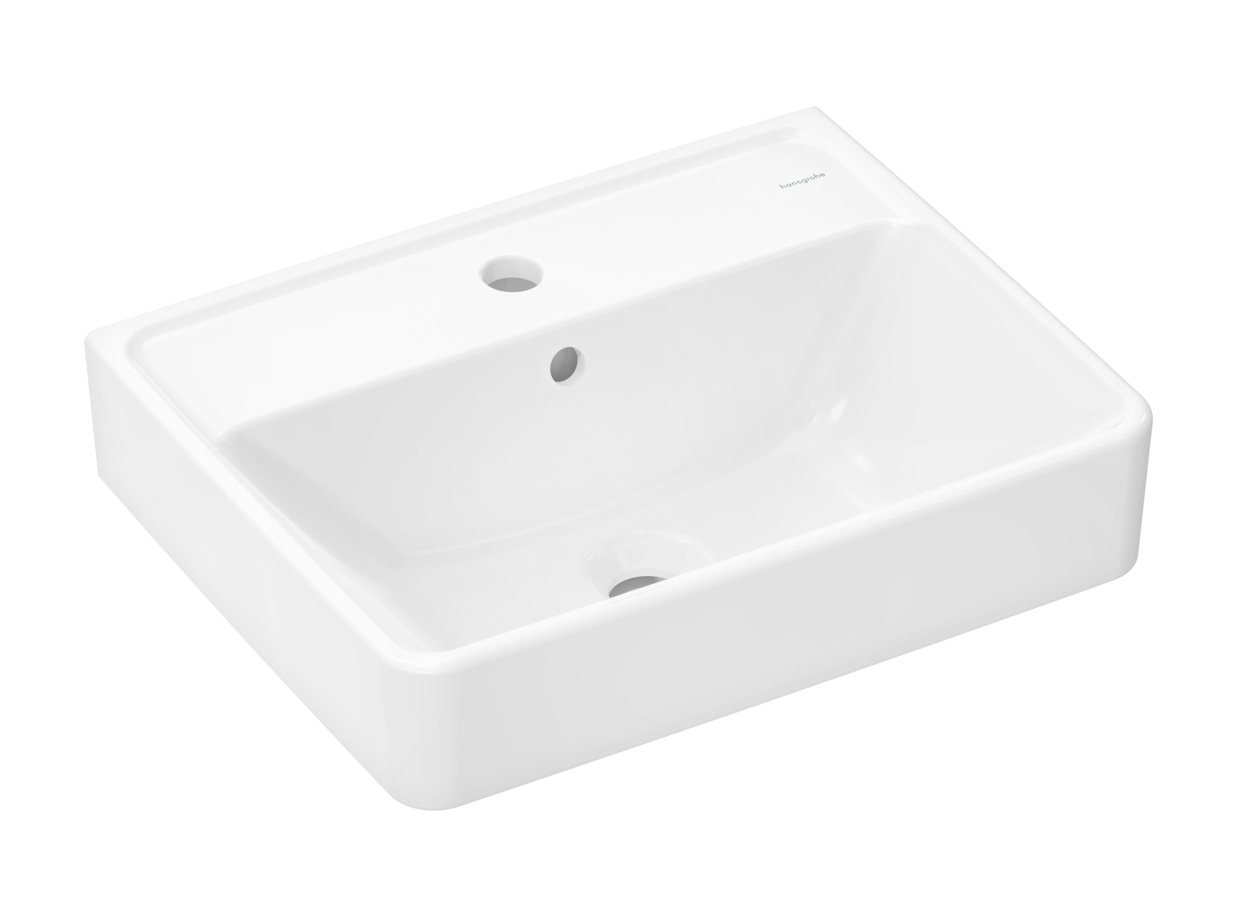 Darmowa Dostawa - Umywalka 50x39 cm prostokątna ścienna biała Hansgrohe Xanuia Q 61008450