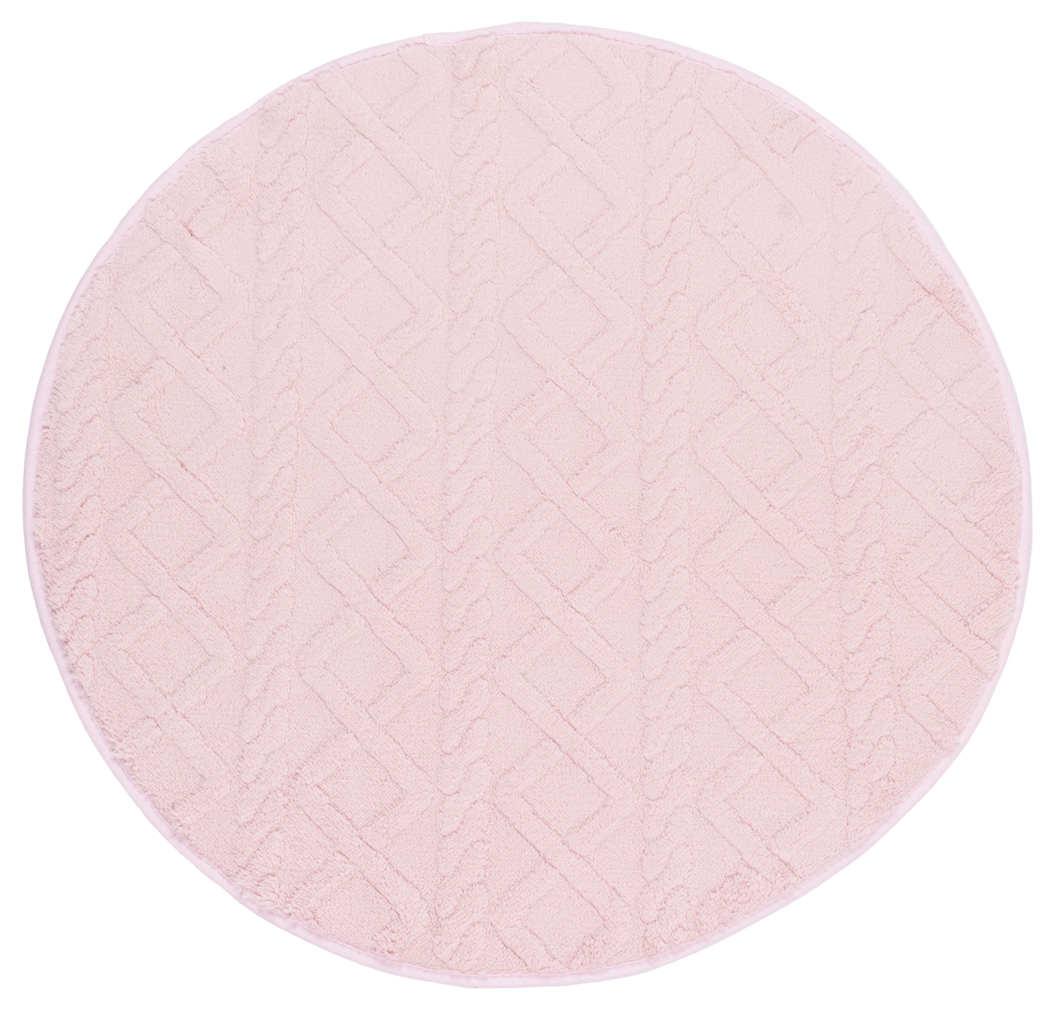Darmowa Dostawa - Dywanik łazienkowy 67x67 cm okrągły różowy Multi-Decor New Style 508335