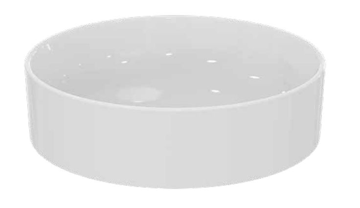 Darmowa Dostawa - Umywalka 45x45 cm okrągła nablatowa biała Ideal Standard Conca T369601